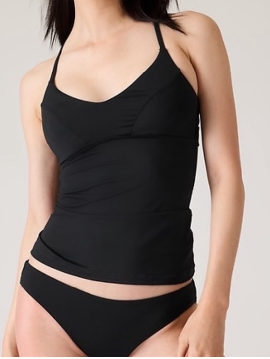 New Athleta Triangle Tankini // Black